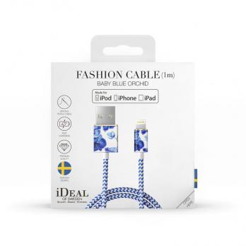 Кабель iDeal для iPhone, 1 м, "Baby Blue Orchid"