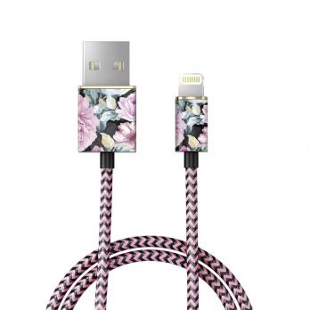 Кабель iDeal для iPhone, 1 м, "Peony Garden"