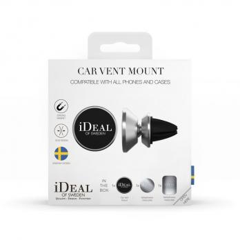 Держатель для телефона магнитный  iDeal, серебристый