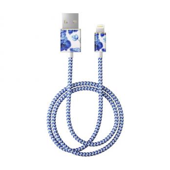 Кабель iDeal для iPhone, 2 м, "Baby Blue Orchid"