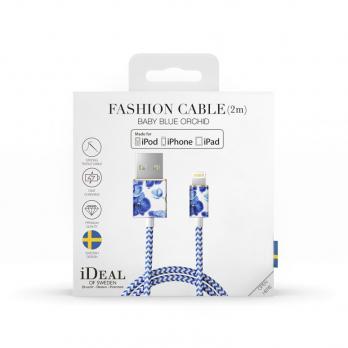 Кабель iDeal для iPhone, 2 м, "Baby Blue Orchid"