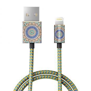 Кабель iDeal для iPhone, 2 м, "Moroccan Zellige"