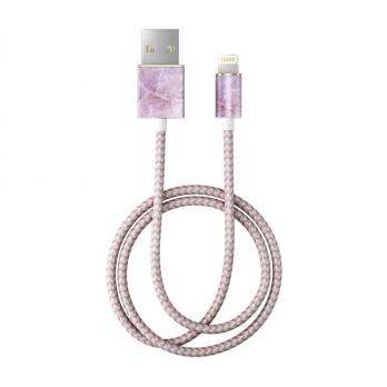Кабель iDeal для iPhone, 2 м, "Pilion Pink Marble"
