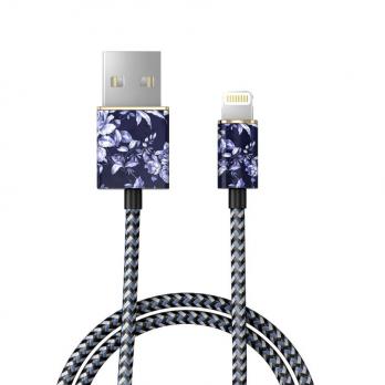 Кабель iDeal для iPhone, 2 м, "Sailor Blue Bloom"