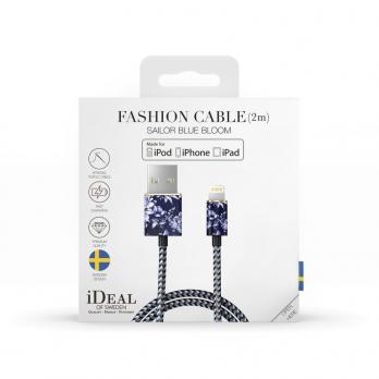 Кабель iDeal для iPhone, 2 м, "Sailor Blue Bloom"