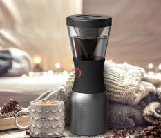 Кофеварка портативная Asobu Cold Brew (1 литр), серебристая