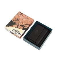 Мини-бумажник Klondike Claim, черный, 10,5х2х7,5 см
