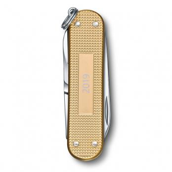 Нож Victorinox Alox Classic, 58 мм, 5 функций, золотистый (подар. упаковка)