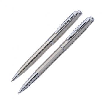 Набор подарочный Pierre Cardin Pen&Pen - Steel, ручка шариковая + ручка роллер