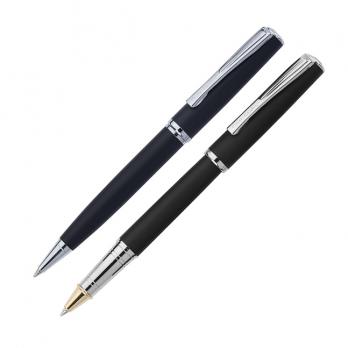 Набор подарочный Pierre Cardin Pen&Pen - Black, ручка шариковая + ручка роллер