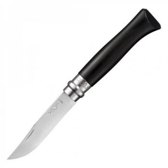Нож Opinel №8, рукоять эбеновое дерево, подарочная упаковка