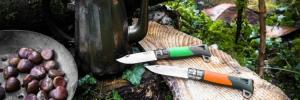 Набор Opinel №12 Explore 8 шт, 4 зеленых + 4 оранжевых