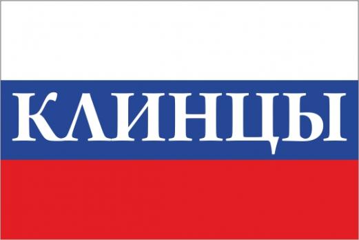 Флаг России с названием города Клинцы