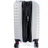 Чемодан Swissgear Fribourg, серебристый, 37x23x54 см, 35 л