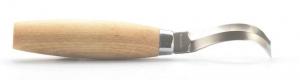 Нож Morakniv Hook Knife 163 Double Edge ложкорез, нержавеющая сталь, рукоять из березы