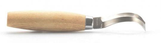 Нож Morakniv Hook Knife 163 Double Edge ложкорез, нержавеющая сталь, рукоять из березы