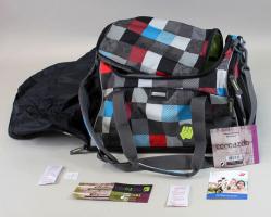 Сумка спортивная Coocazoo SporterPorter Checkmate Blue Red серый/голубой