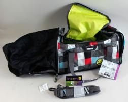 Сумка спортивная Coocazoo SporterPorter Checkmate Blue Red серый/голубой