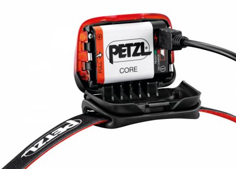 Фонарь светодиодный налобный Petzl Actik Core красный,450 лм, аккумулятор