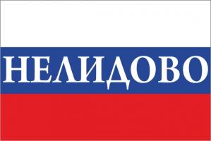 Флаг России с названием города Нелидово