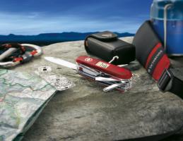 Нож Victorinox Expedition Kit, 91 мм, 41 функция, полупрозрачный красный