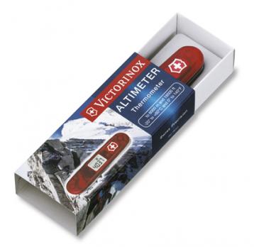 Нож Victorinox Traveller Lite, 91 мм, 27 функций, полупрозрачный красный