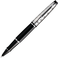 Waterman Expert - Deluxe Black CT, ручка-роллер, F, BL