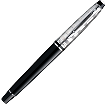 Waterman Expert - Deluxe Black CT, ручка-роллер, F, BL