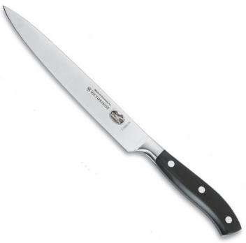 Нож Victorinox универсальный кованый, лезвие 20 см, черный (подарочная упаковка)
