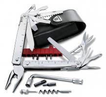Мультитул Victorinox SwissTool Plus 38, 115 мм, 38 функций, кожаный чехол*
