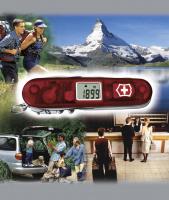 Нож Victorinox Traveller, 91 мм, 27 функций, полупрозрачный красный