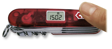Нож Victorinox Traveller, 91 мм, 27 функций, полупрозрачный красный