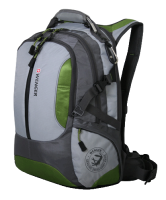 Рюкзак Wenger Large Volume Daypack 15", зелёный/серый, 36х17х50 см, 30 л