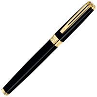 Waterman Exception - Black GT Slim, ручка-роллер, F, BL