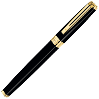 Waterman Exception - Black GT Slim, ручка-роллер, F, BL