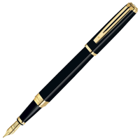 Waterman Exception - Black GT Slim, перьевая ручка, F