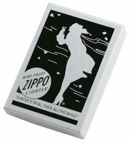 Зажигалка Zippo Replica, с покрытием Brushed Chrome, латунь/сталь, серебристая, матовая, 36x12x