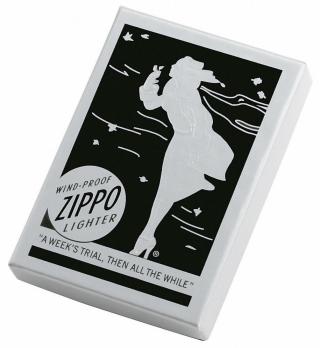 Зажигалка Zippo Replica, с покрытием Brushed Chrome, латунь/сталь, серебристая, матовая, 36x12x