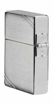 Зажигалка Zippo Replica, с покрытием Brushed Chrome, латунь/сталь, серебристая, матовая, 36x12x