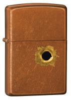 Зажигалка Zippo с покрытием Toffee, латунь/сталь, светло-коричневая, матовая, 36x12x56 мм