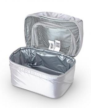 Термосумка Thermos для косметики Pop Top Dual (6,5 л.), серебристая