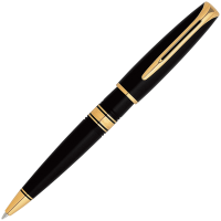 Waterman Charleston - Ebony Black GT, шариковая ручка, M
