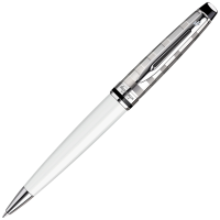 Waterman Expert - Deluxe White CT, шариковая ручка, M