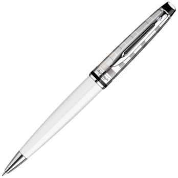Waterman Expert - Deluxe White CT, шариковая ручка, M