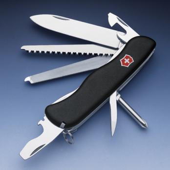 Нож Victorinox Locksmith, 111 мм, 14 функций, с фиксатором лезвия, черный
