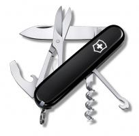 Нож Victorinox Compact, 91 мм, 15 функций, черный