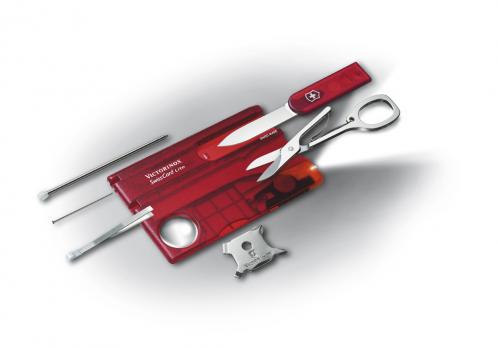 Швейцарская карточка Victorinox SwissCard Lite, красная*