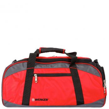 Сумка спортивная Wenger Mini Soft Duffle, красная, 52х25х30 см