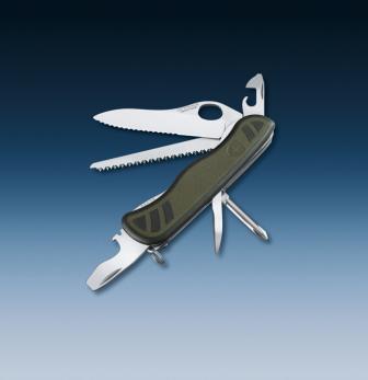 Нож Victorinox Soldiers Knife, 111 мм, 10 функций, зеленый