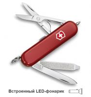 Нож-брелок Victorinox Classic Signature Lite, 58 мм, 7 функций, красный